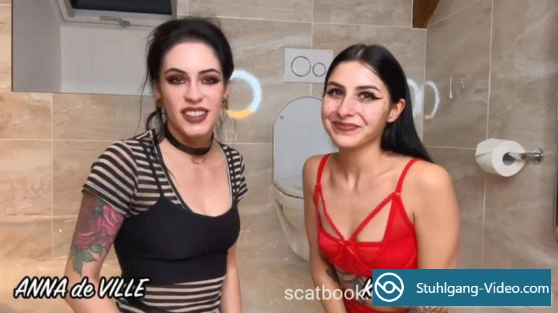 Kaitlyn Katsaros, Anna De Ville - Kaitlyn & Anna's 1st Scat Scene [HD 720p] Stuhlgang Porno