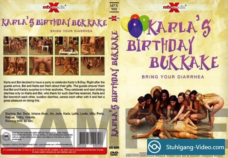 Karlas Birthday Bukkake [DVDRip] MFX Media