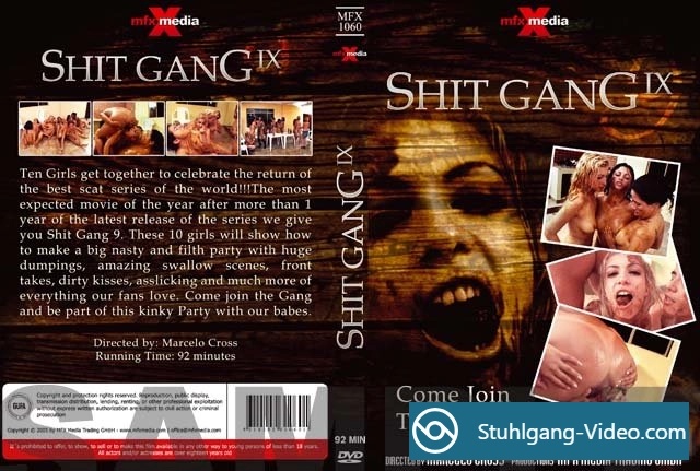 Diana, Bel, Perla, Cristina, Victoria, Raquel, Milly, Ravana, Iris, Darla - MFX-1060 Shit Gang 9 [DVDRip] Scat-Film