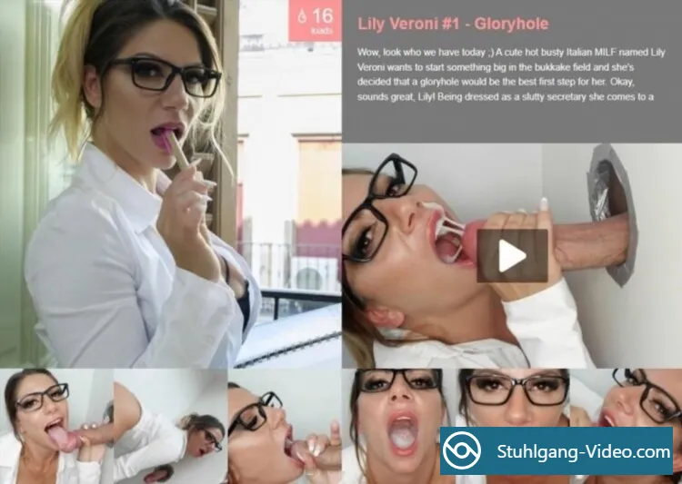 Lily Veroni #1 Gloryhole + BTS [FullHD 1080p] Fetisch Porno