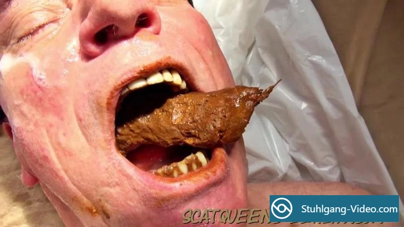 Scatqueens-Berlin - Slave Cunt Tortured and Shit into Mouth P2 [HD 720p] Stuhlgang Porno