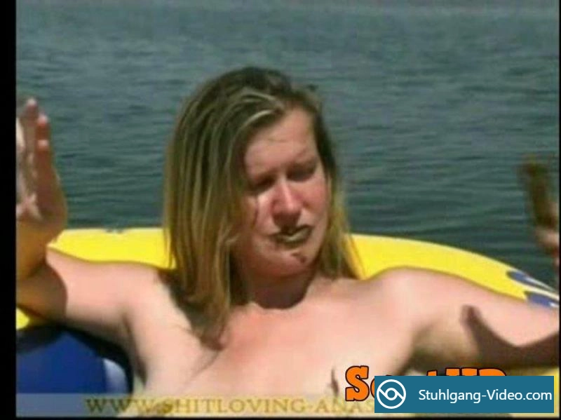 Anastasia - Scat Eating In A Boat [SD] Stuhlgang Porno