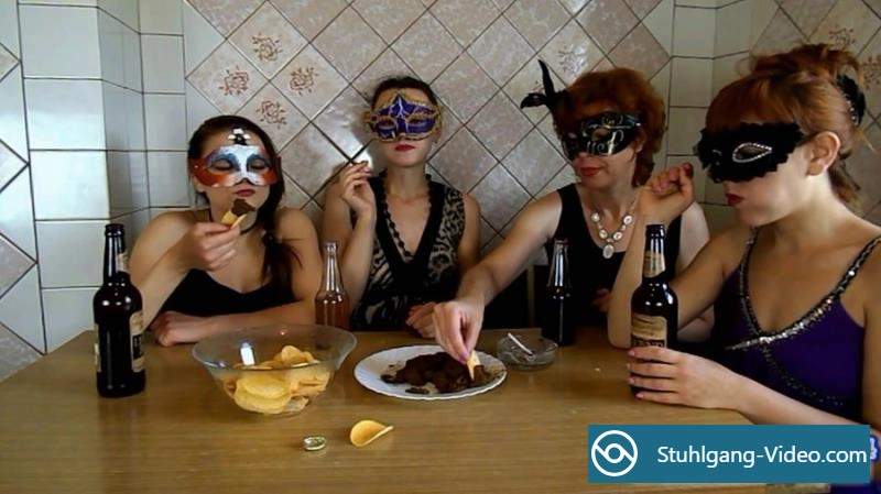 ModelNatalya94 - The morning Breakfast the four girls [FullHD 1080p] Stuhlgang Porno