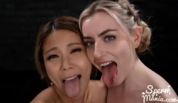 Emily Belle & Saki Kawanami swallows tons of thick white cumshots [FullHD 1080p] Fetisch Porno