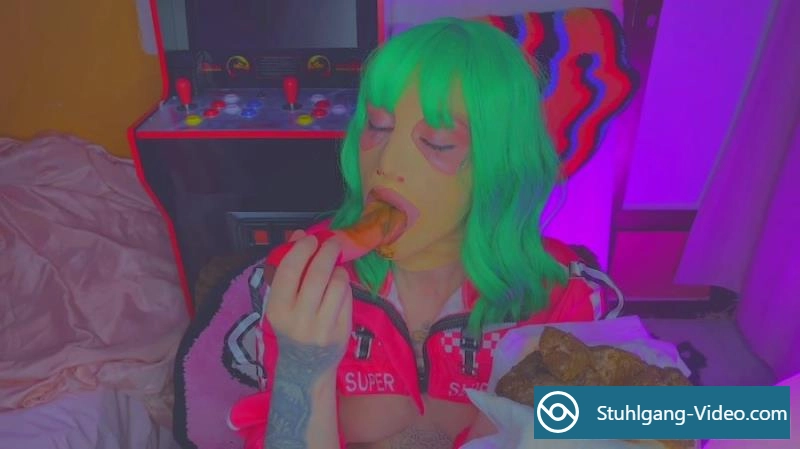 DirtyBetty - 1.5 kg of Own Poo and Squirting Night! [FullHD 1080p] Stuhlgang Porno