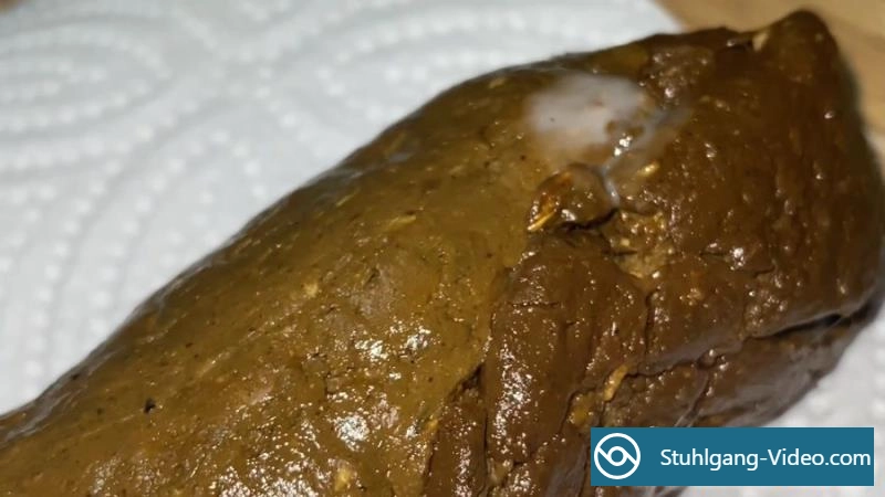 HolyCrap - Double turd with my white vaginal cream [UltraHD 4K] Stuhlgang Porno