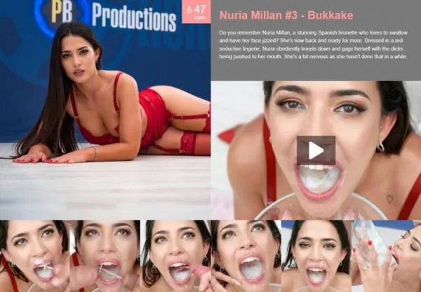 Nuria Millan #3 - Bukkake [FullHD 1080p] Fetisch Porno