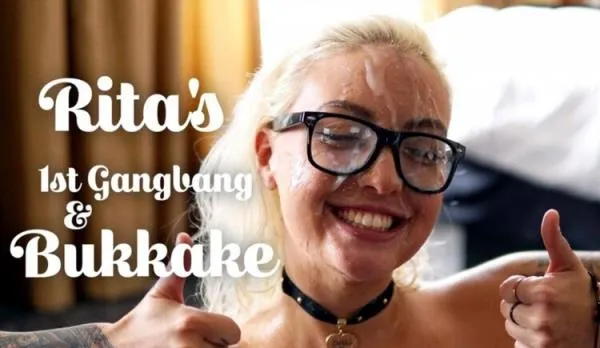 Rita - Rita's 1st Gangbang & Bukkake [HD 720p] Fetisch Porno