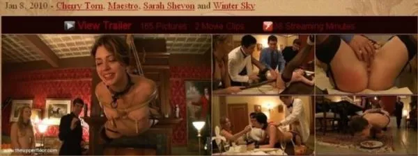 Jan 8, 2010 - Cherry Torn, Maestro, Sarah Shevon and Winter Sky [HD] BDSM Porno