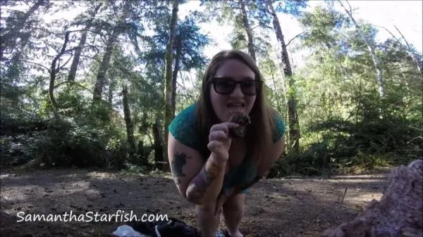 Poo Fun In The Woods [FullHD 1080p] Outdoor Scat