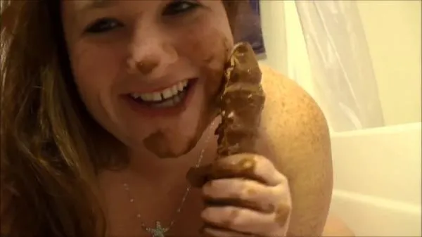 Sloppy Wet Shit and Dildo Play [FullHD 1080p] Pooping