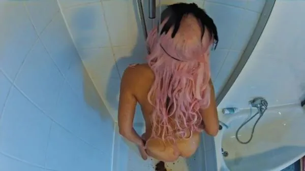 Shower Voyeur Shit [HD 720p] Filthygrid | Pooping, Big Pile