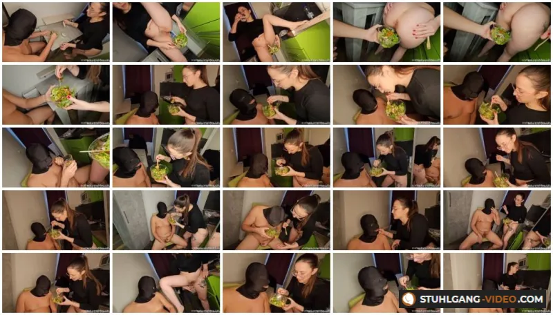 Watch Scat Salad Dressing For Perverted Slave [FullHD 1080p] Scatbook.com Online
