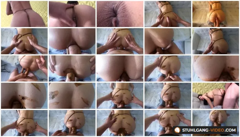 Watch Incredible amount of anal scat came out of her ass [FullHD 1080p] Scatbook Online