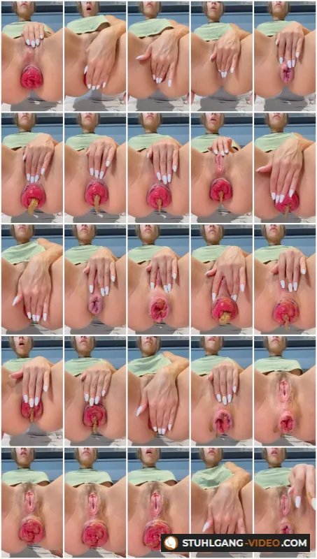Watch Prolapse Push Play Messy Fun With Full Spread Action [SD] Scatbook.com Online