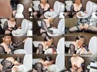 BUSINESSWOMAN IN THE TOILET [FullHD 1080p] Stuhlgang Porno