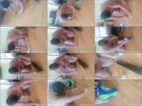 Cleaning shitty bitch [HD 720p] Stuhlgang Porno