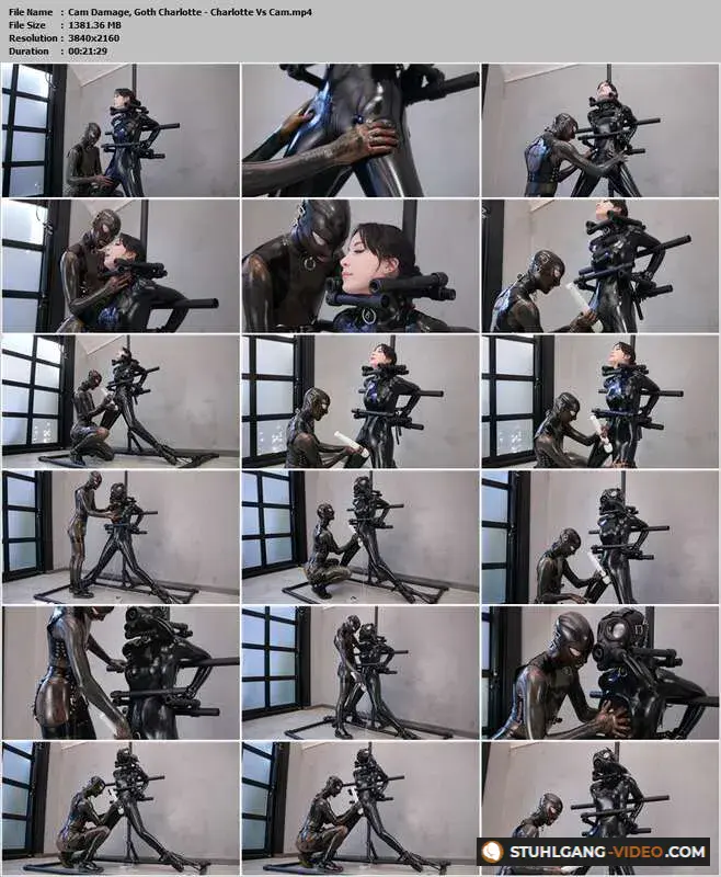 Watch Cam Damage, Goth Charlotte - Charlotte Vs Cam [4K UHD] Fetisch Porno Online