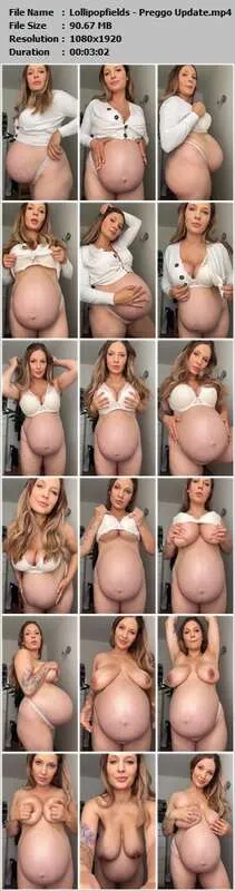Watch Lollipopfields - Preggo Update [SD] Schwangere Pornos Online